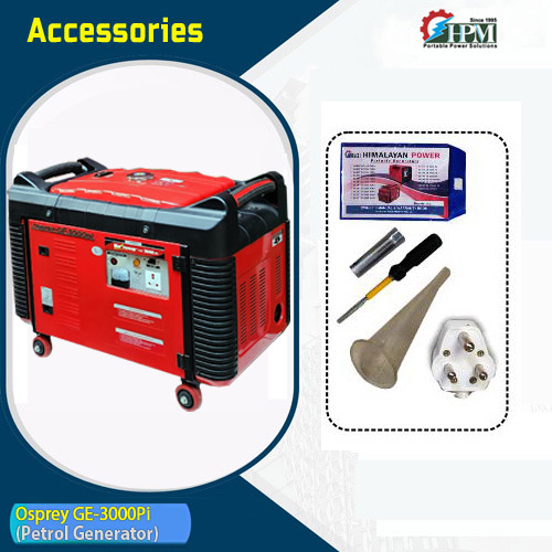 3 KVA Petrol Generator , Recoil Start,  Model Osprey GE-3000Pi